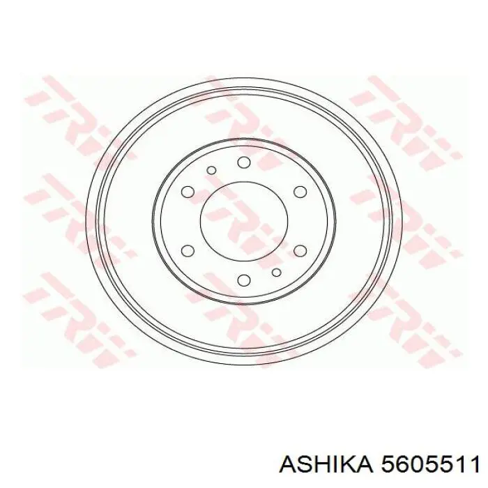 Купити 5605511 Ashika Барабан гальмівний задній