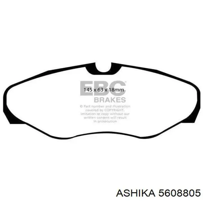 Купити 5608805 Ashika Барабан гальмівний задній