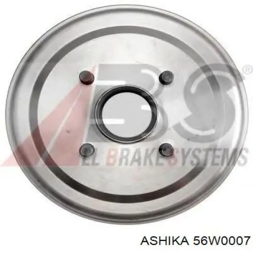 Барабан гальмівний задній 56W0007 Ashika