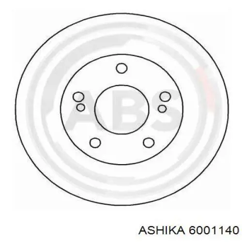 Купити 6001140 Ashika Ротор гальмівний