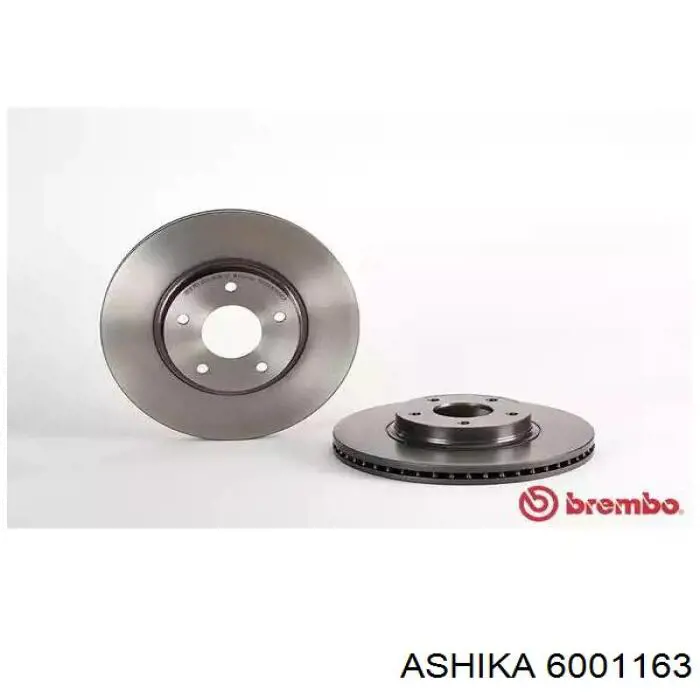 Купити 6001163 Ashika Ротор гальмівний