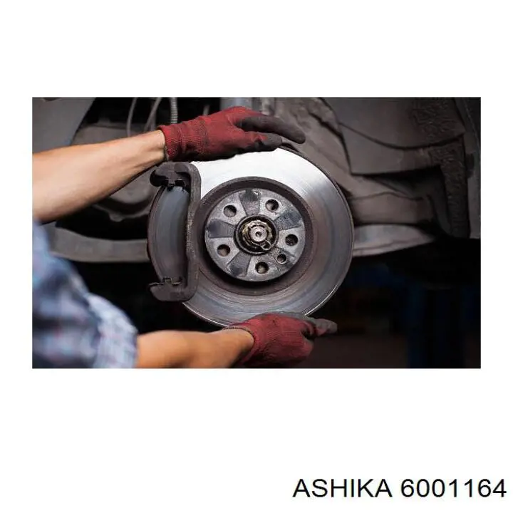 6001164 Ashika диск гальмівний передній