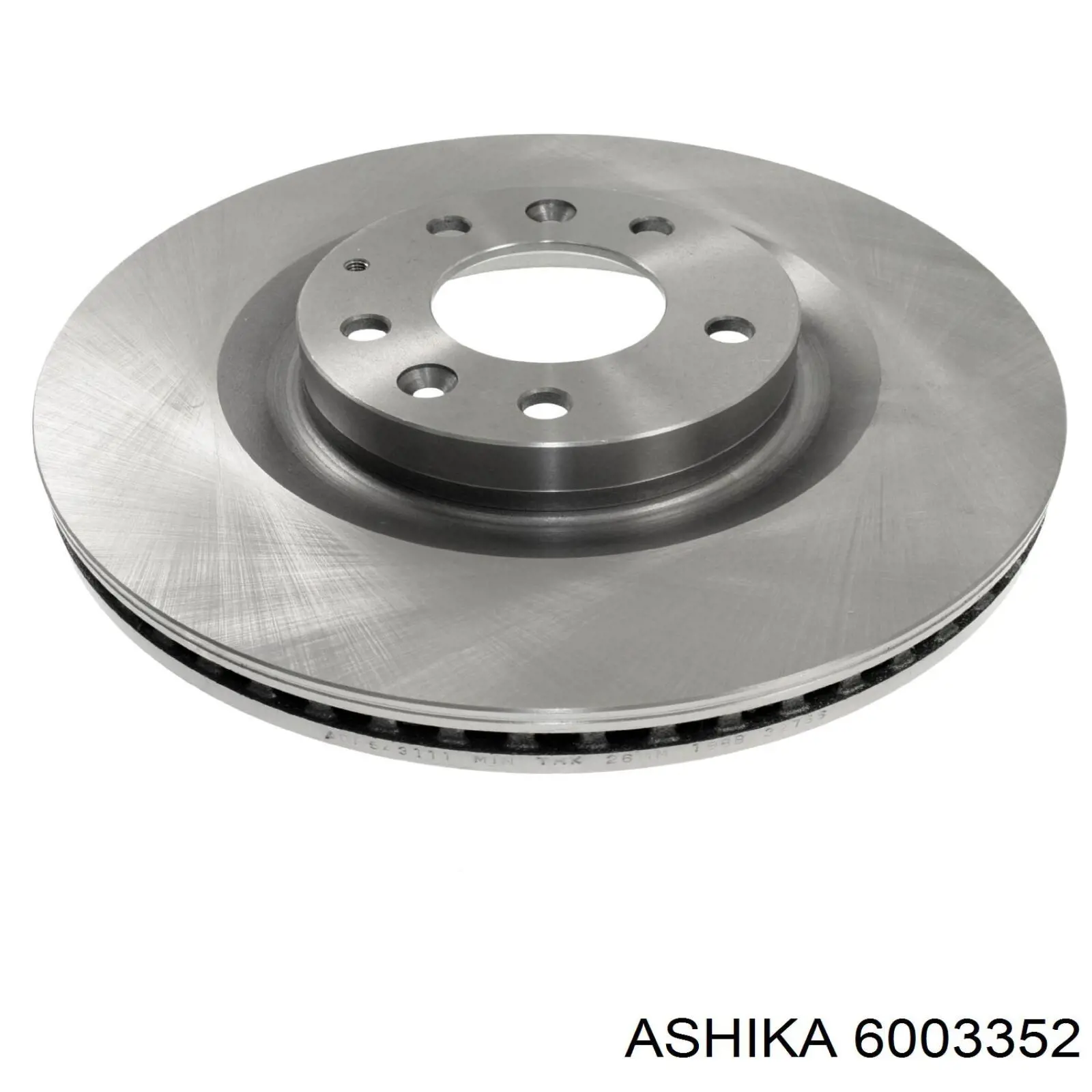 6003352 Ashika диск гальмівний передній