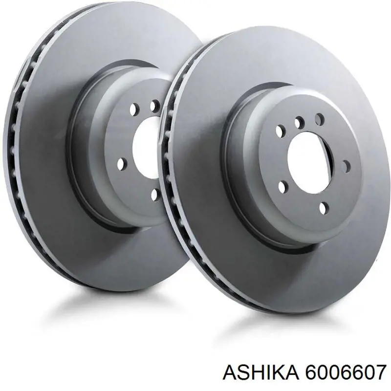 6006607 Ashika диск гальмівний передній