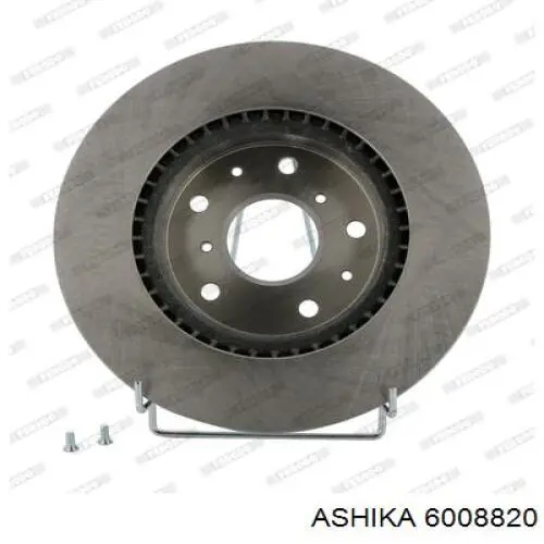 Диск гальмівний передній Ashika 6008820