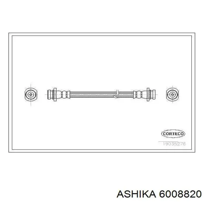 Купити 6008820 Ashika Ротор гальмівний
