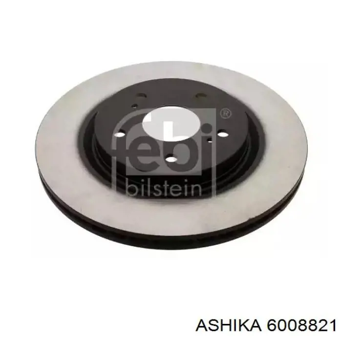 Диск переднього гальма Ashika 6008821 ціна, від 48.76 USD