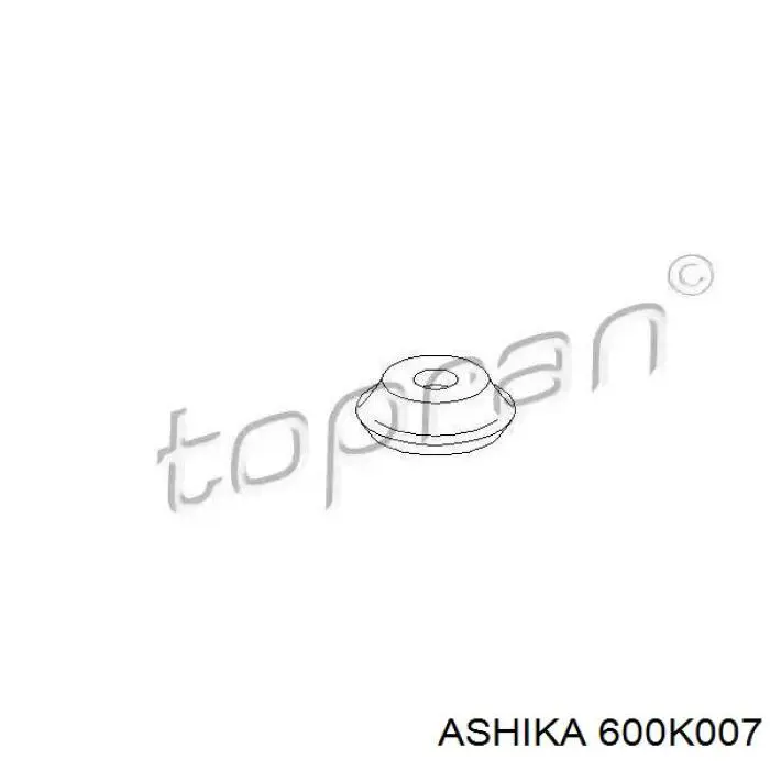 600K007 Ashika Гальмо дискове переднє