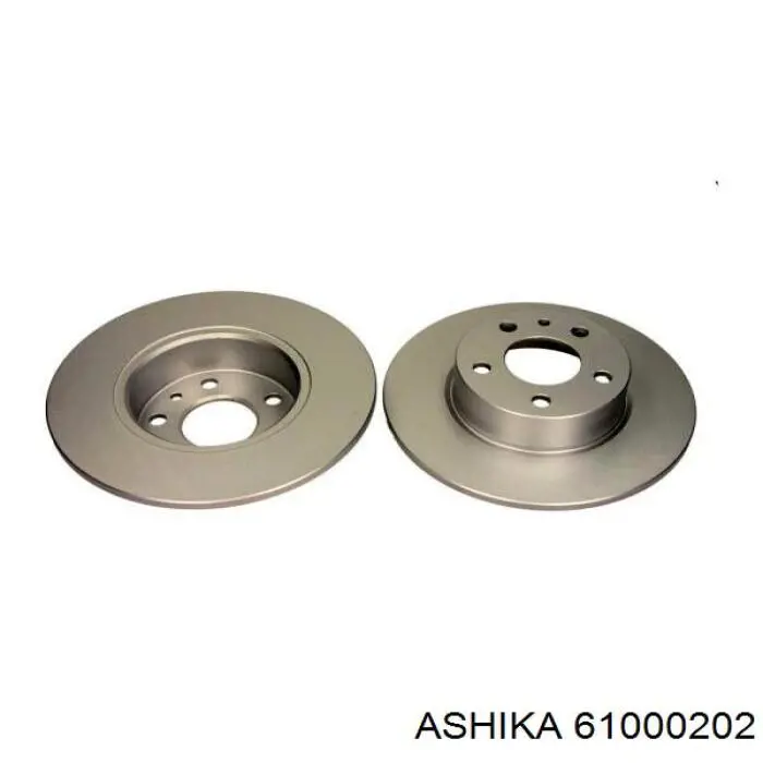 Купити 61000202 Ashika Диск заднього гальма