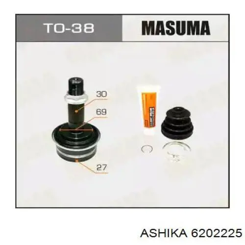 ШРУС зовнішній передній 4346029595 Toyota