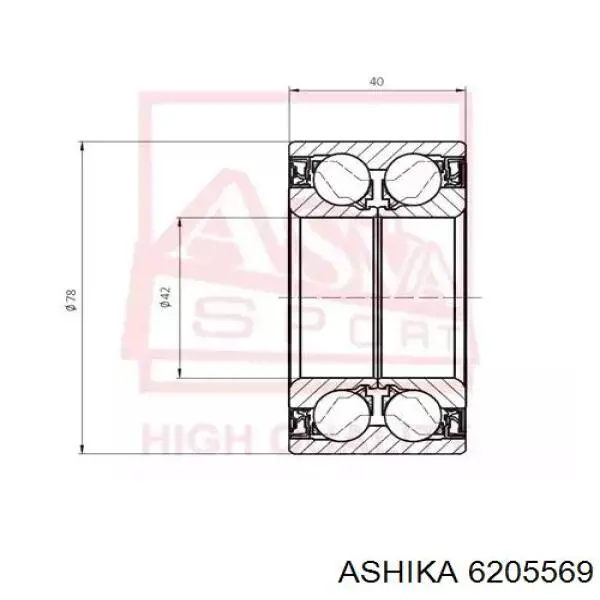 Граната колісна Ashika 6205569 ціна, від 35.72 USD