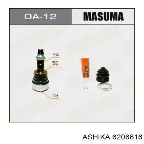 ШРКШ внутрішній, передній Ashika 6206616 ціна, від 29.15 USD