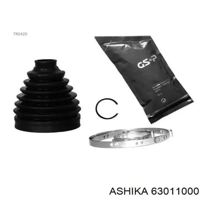 Купити 63011000 Ashika Пильник ШРКШ зовнішній, задньої півосі