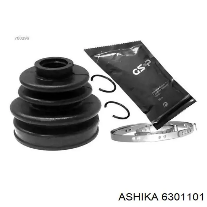 Пильник гранати внутрішній, передній півосі Ashika 6301101 ціна, від 7.14 USD