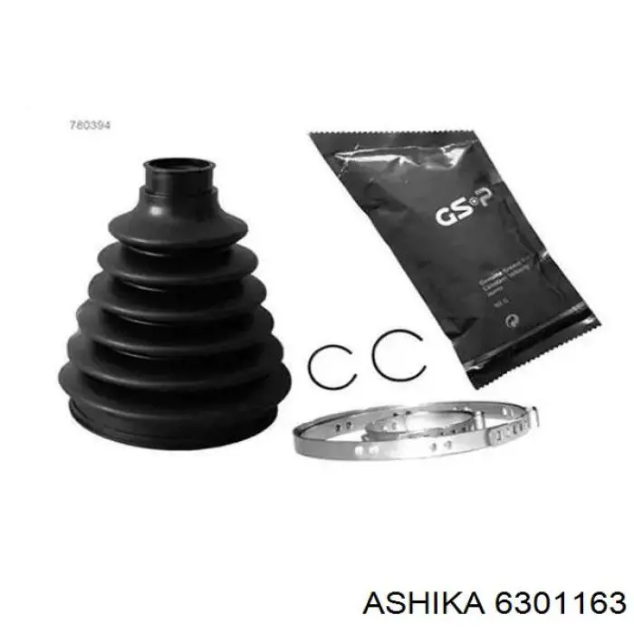 Пильник ШРУСа внутрішній 6301163 Ashika