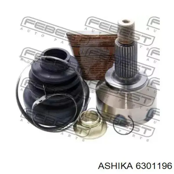 Пильник шарніра кутових швидкостей зовнішній передній Ashika 6301196 ціна, від 12.38 USD