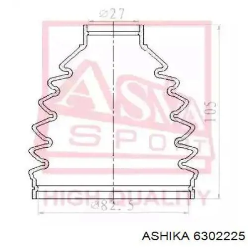 Пильник ШРУСа зовнішній CVB10669TPE Optimal