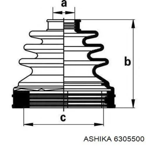 Купити MR911162 Mitsubishi Пильник шарніра приводу