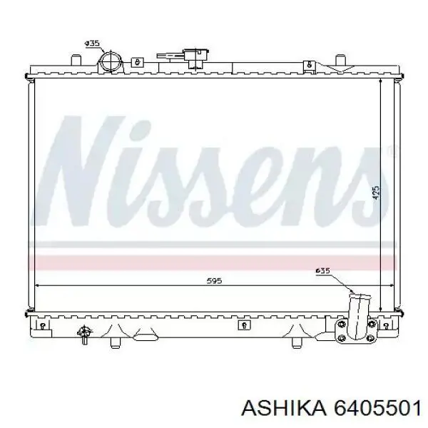 Термодатчик охолоджуючої рідини Ashika 6405501 ціна, від 7.07 USD