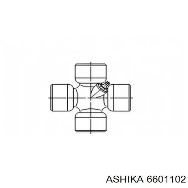 6601102 Ashika Хрестовина карданного валу