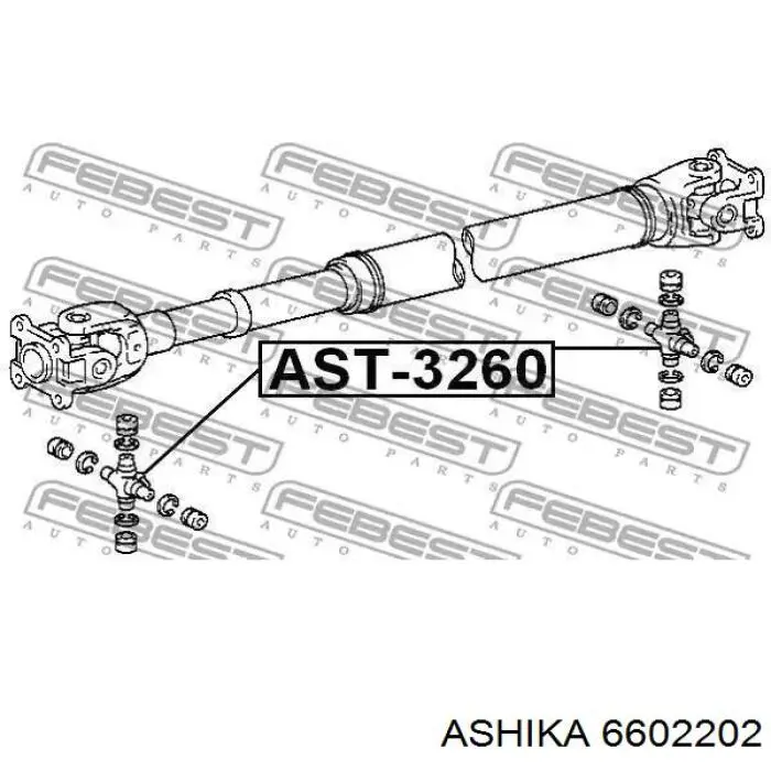 Хрестовина карданного валу 437136080 Toyota