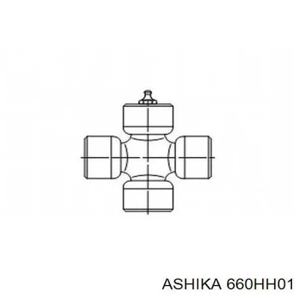 Хрестовина карданного валу, переднього 660HH01 Ashika