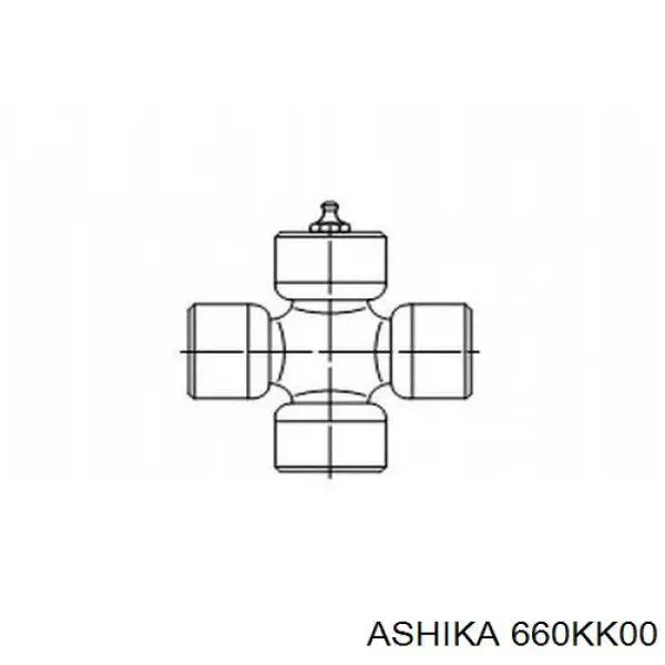 660KK00 Ashika хрестовина карданного валу