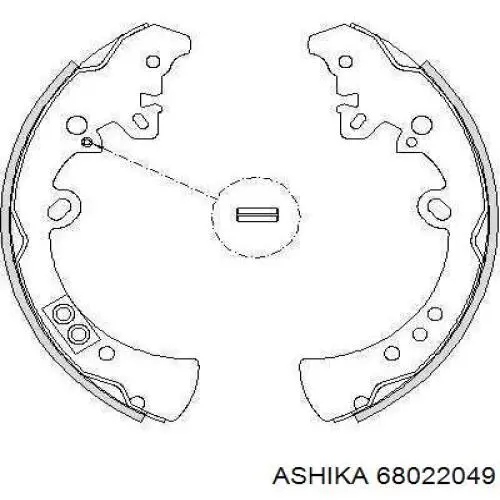 Купити 68022049 Ashika Головний гальмівний циліндр