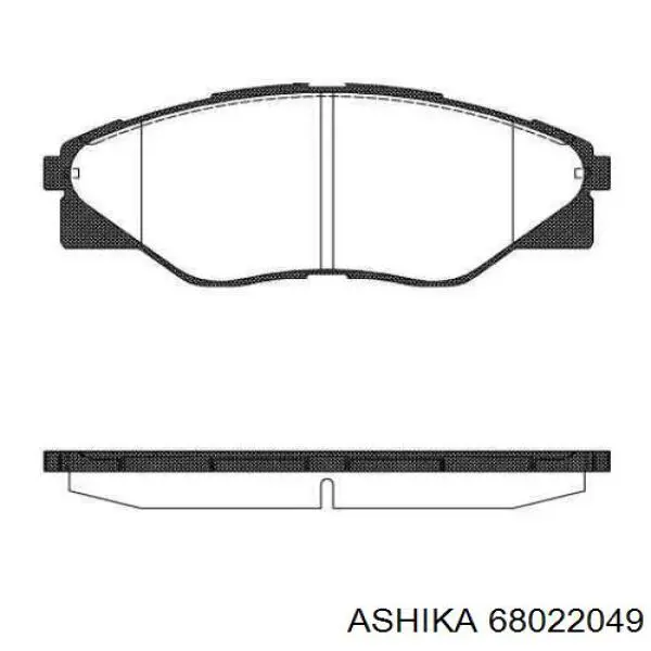 Головний гальмівний циліндр 68022049 Ashika