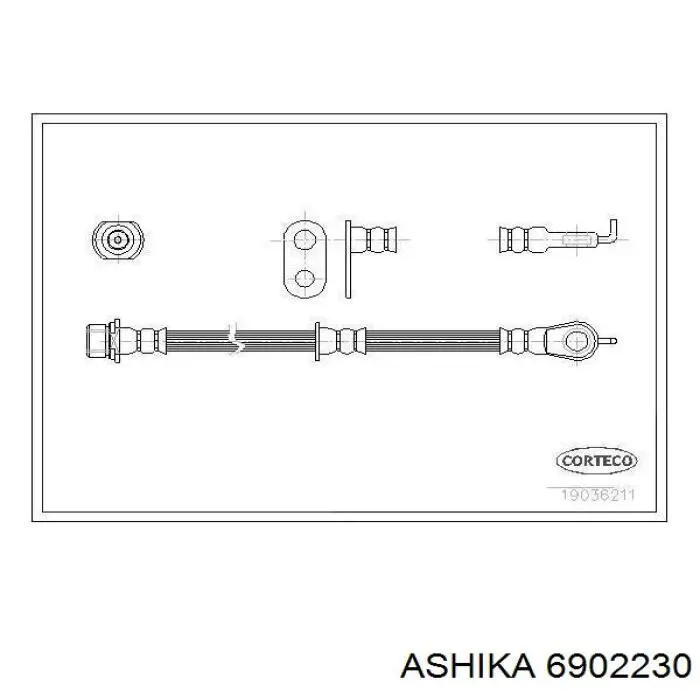 Купити T83138 Brembo Шланг гальмівний передній, правий