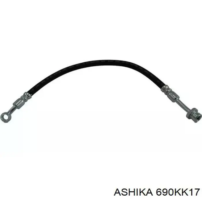 Шланг гальмівний передній, правий Ashika 690KK17 ціна, від 15.15 USD
