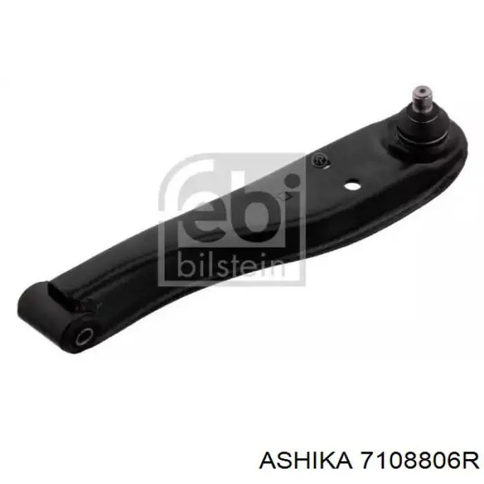 7108806R Ashika Важіль передньої підвіски нижній, правий