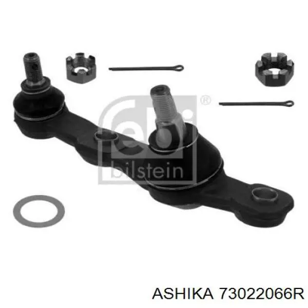 Кульова опора, нижня, права 73022066R Ashika