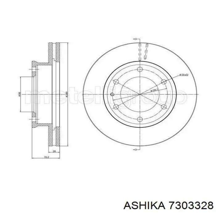 7303328 Ashika Кульові на авто