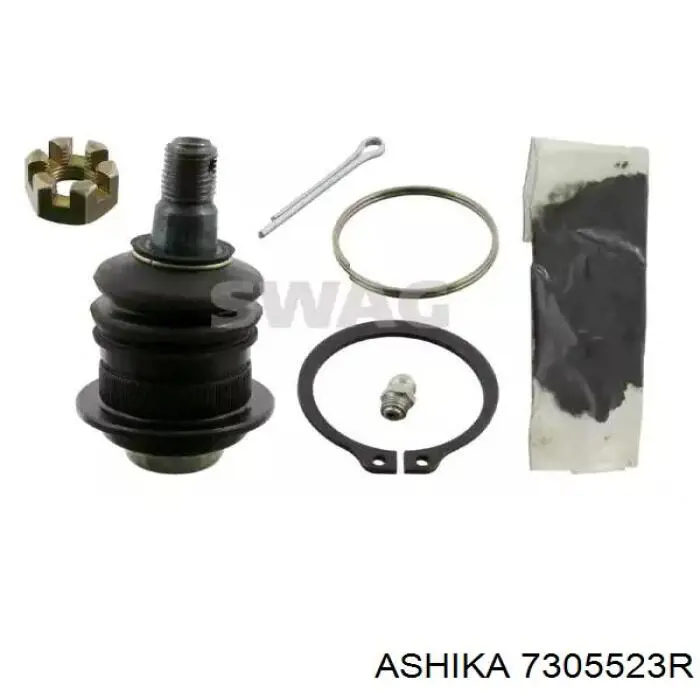 Кульова опора, нижня, права Ashika 7305523R ціна, від 19.15 USD