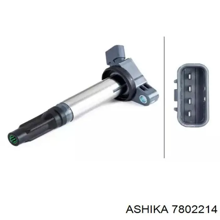 Котушка запалювання Ashika 7802214 ціна, від 33.10 USD