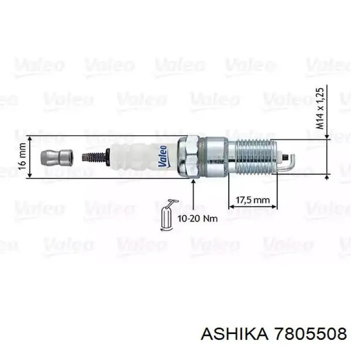 Котушка запалювання 7805508 Ashika