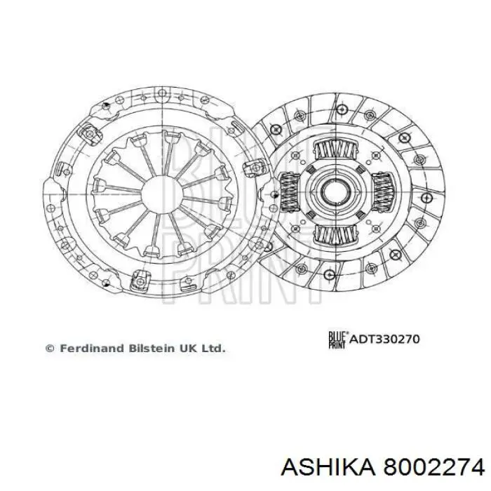 Зчеплення Toyota 3125052210 ціна, від 45.37 USD