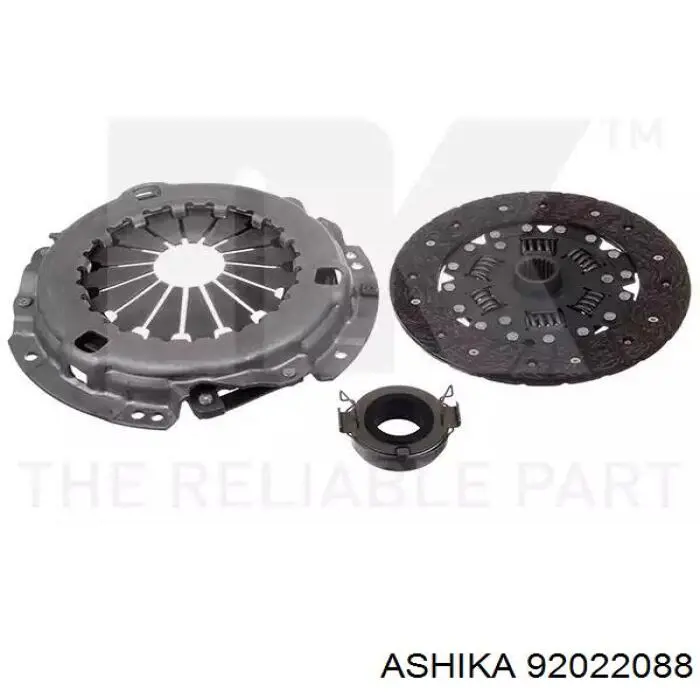Купити 92022088 Ashika Комплект зчеплення (диск, корзина, підшипник)
