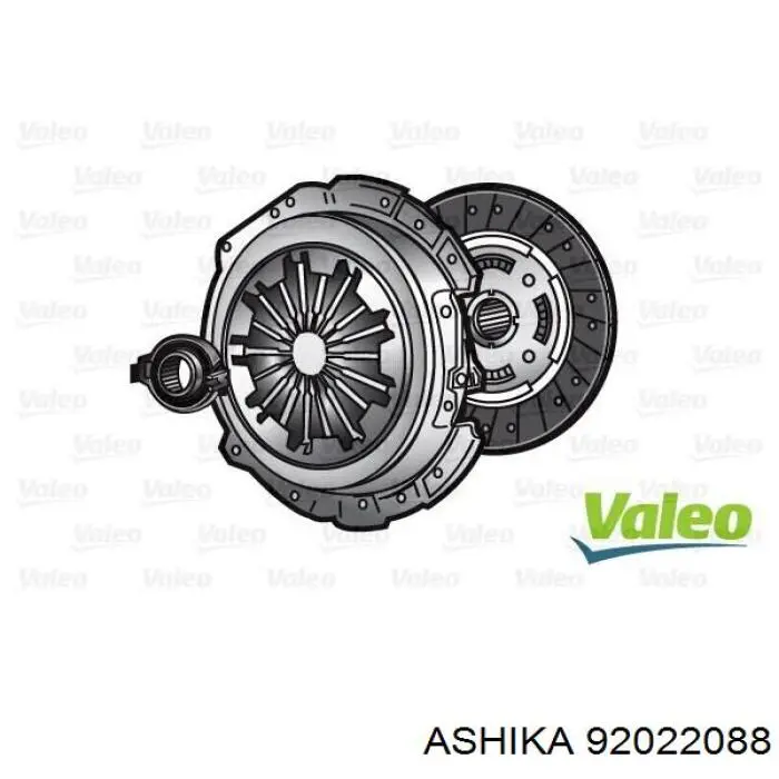 Комплект зчеплення (3 частини) Ashika 92022088 ціна, від 81.22 USD