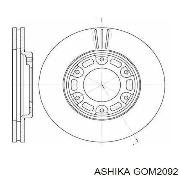 Купити GOM2092 Ashika Сайлентблок передньої підвіски