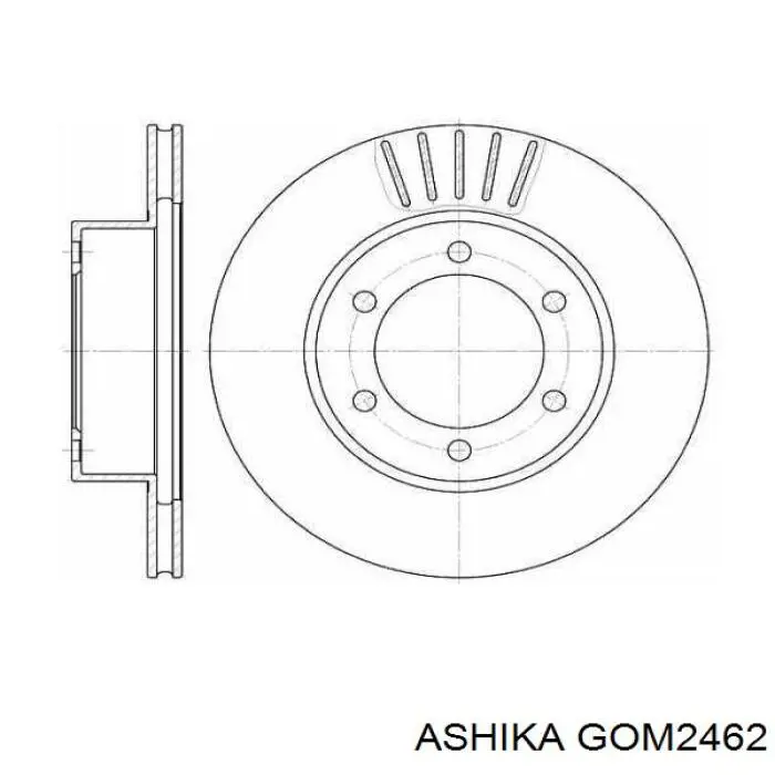GOM2462 Ashika Сайлентблок амортизатора переднього
