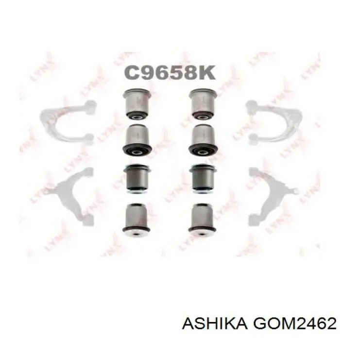Сайлентблок амортизатора переднього Japan Parts RU2462 ціна, від 7.44 USD