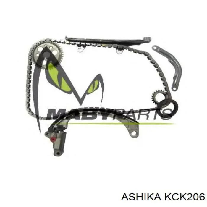 Ланцюг ГРМ, комплект Ashika KCK206