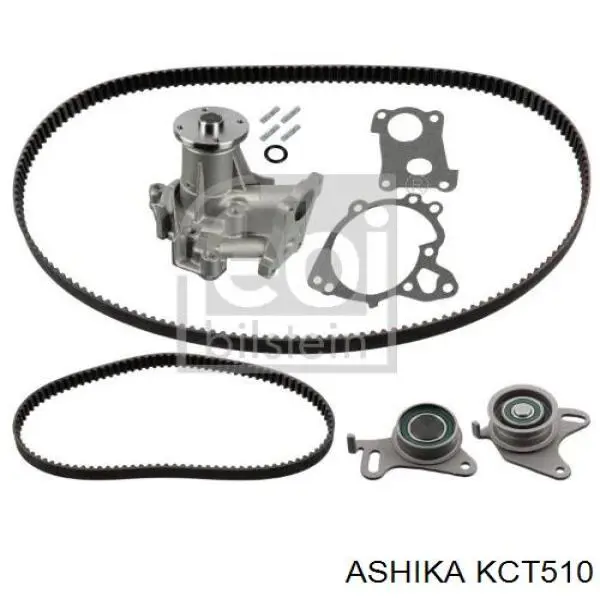 KCT510 Ashika Ремінь ГРМ, комплект