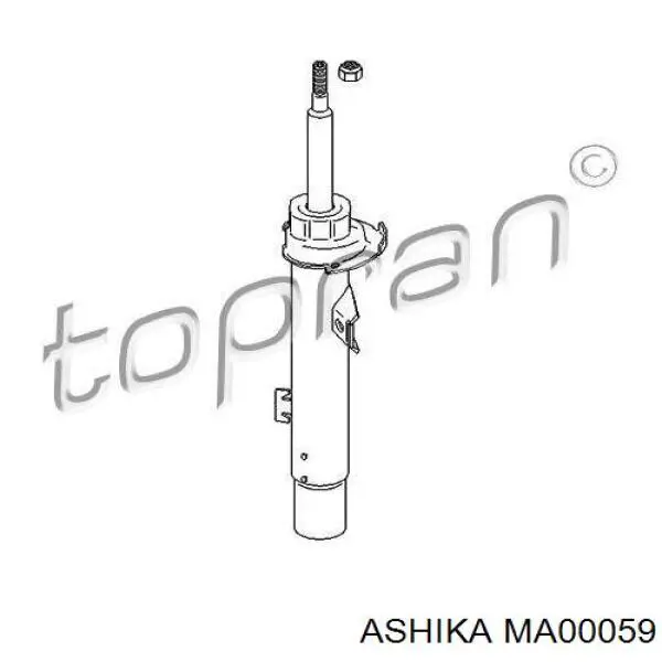 Амортизатор передній, правий Ashika MA00059 ціна, від 55.01 USD