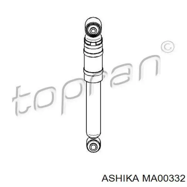 Купити MA00332 Ashika Стійка амортизатора задня