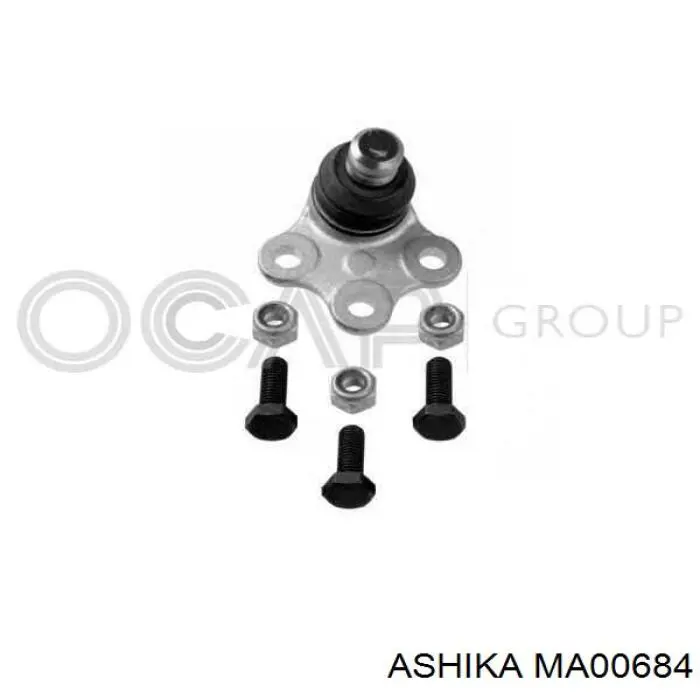 Амортизатори передні Ashika MA00684