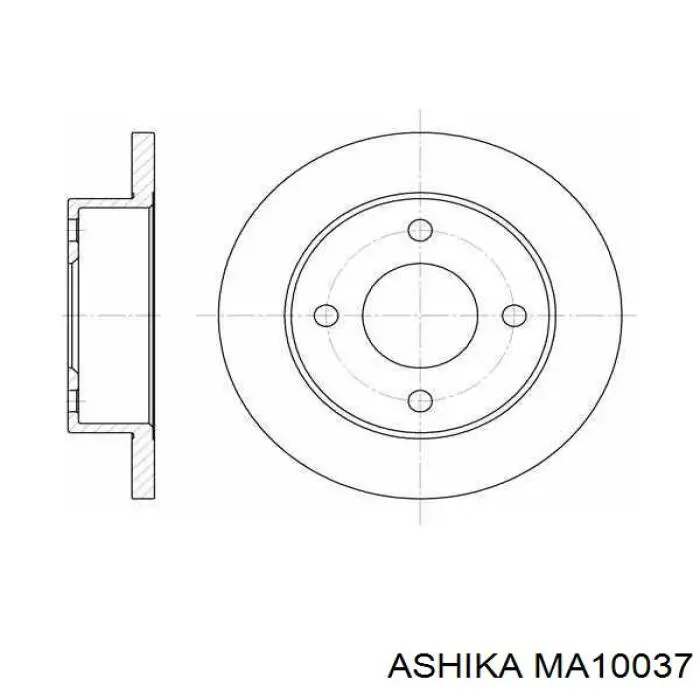 Амортизатор задній Japan Parts MM10037 ціна, від 30.66 USD