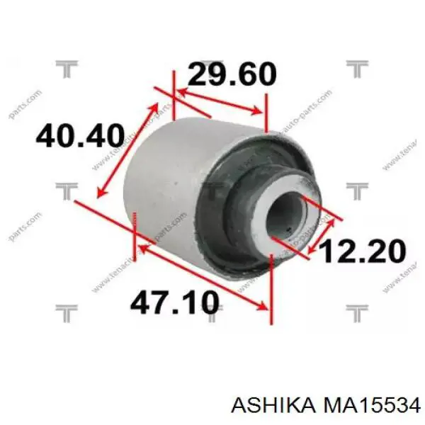 MA15534 Ashika Амортизатори задні